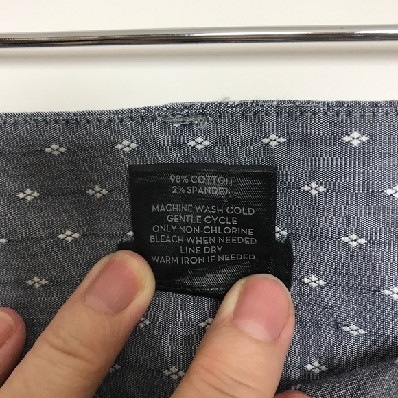 Ann Taylor Signature printed cotton pants 0 NWOT - Picture 6 of 8